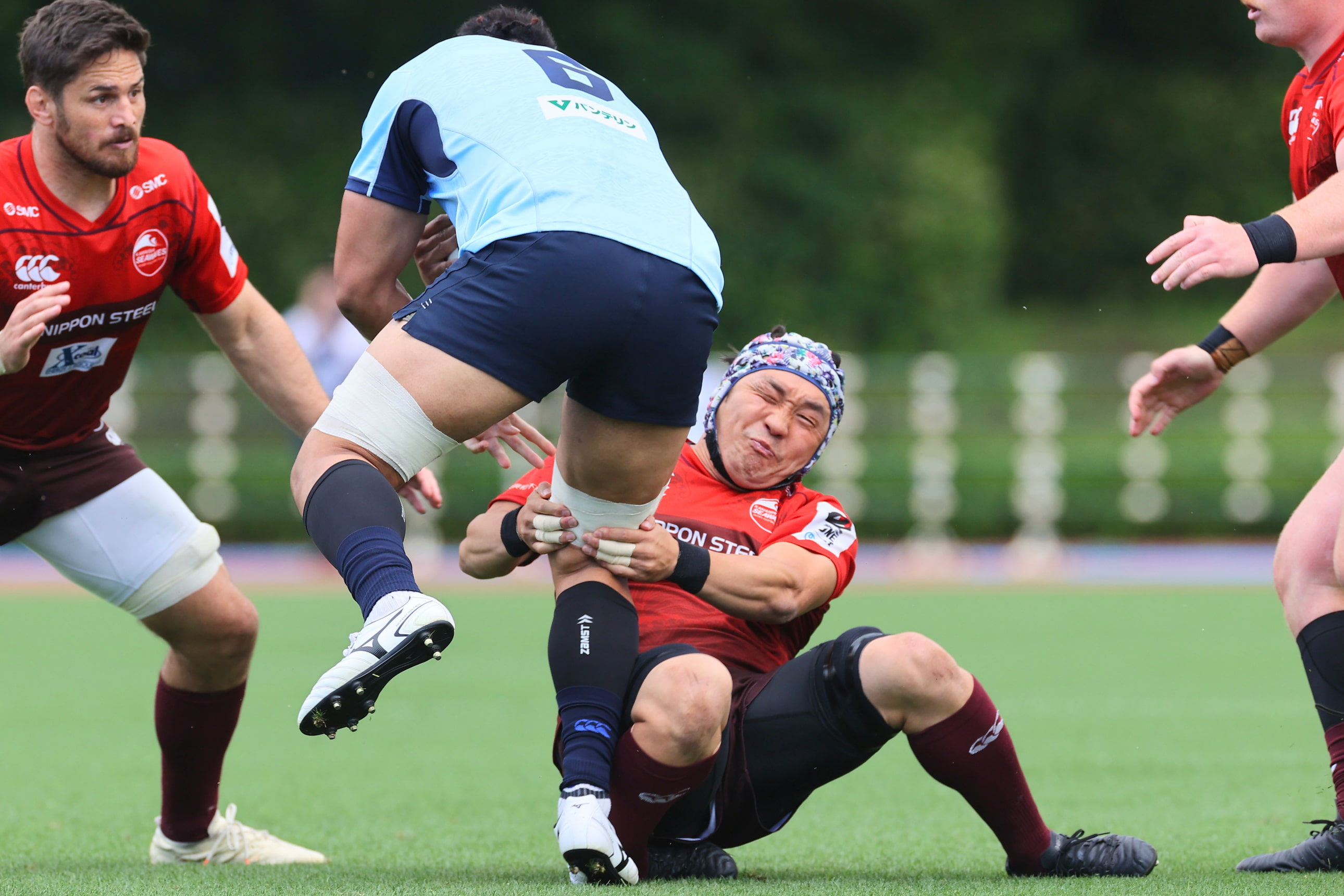 【タックル上達のヒント】転機あり。スキルがあれば、ターゲットへ、より激しく、確かに。武者大輔［日本製鉄釜石シーウェイブス］