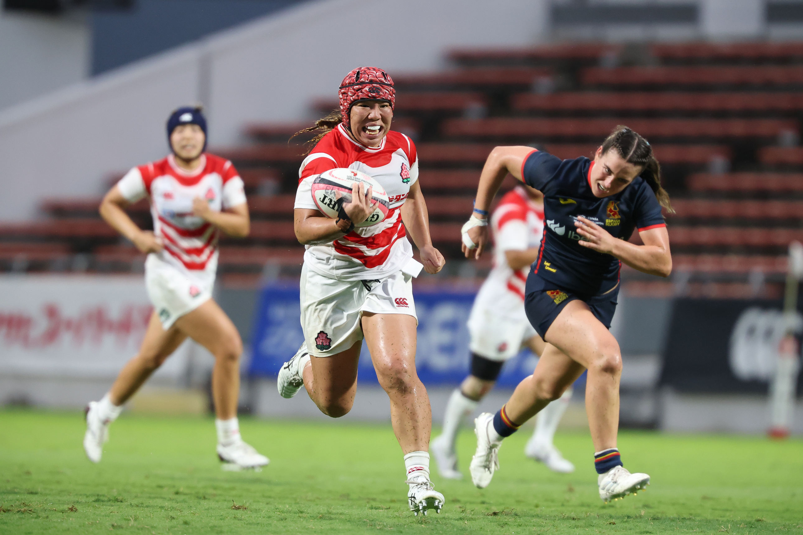 【女子日本代表 32-19 スペイン代表】トイレの貼り紙、実現へ。小牧日菜多［PR］