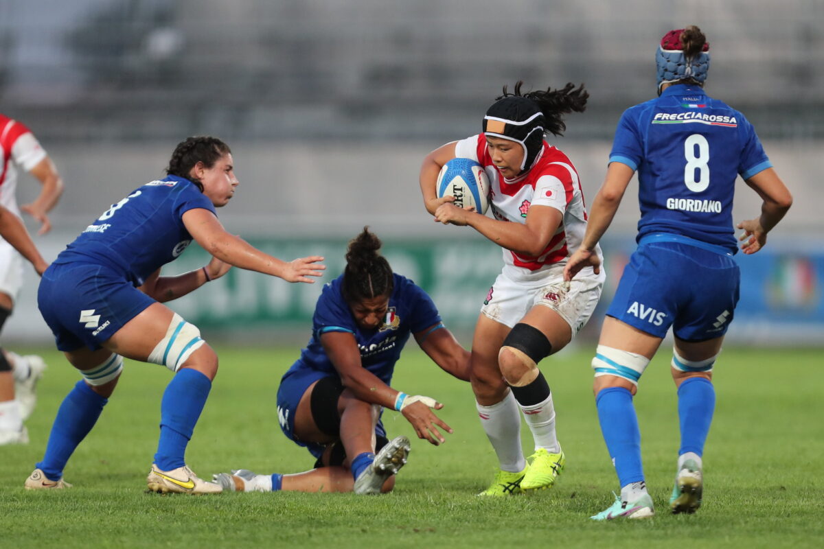 【女子日本代表 15-33 イタリア代表】W杯前最終戦で敗れる。「残り2週間、この糧こそフォーカスポイント」