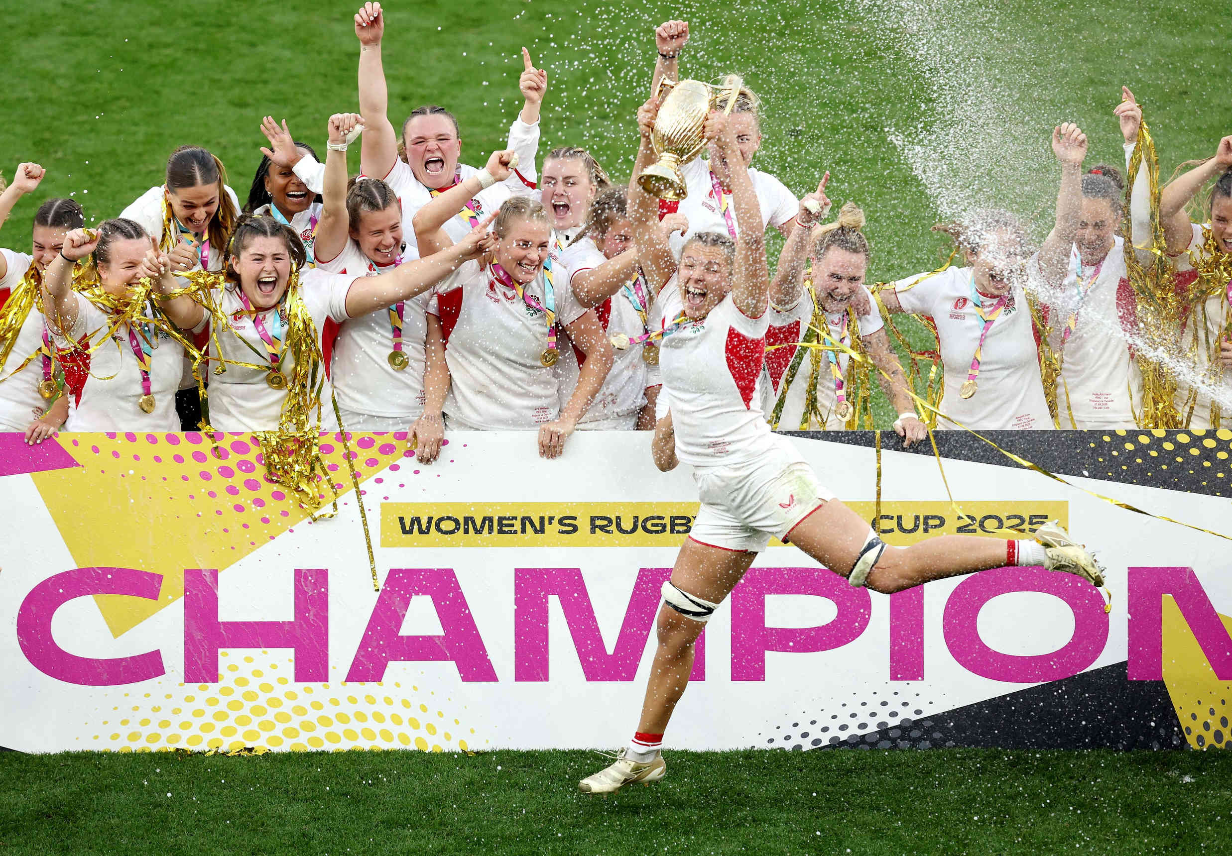8万1885大観衆の前でパワー全開。イングランド、カナダ圧倒しW杯3度目優勝