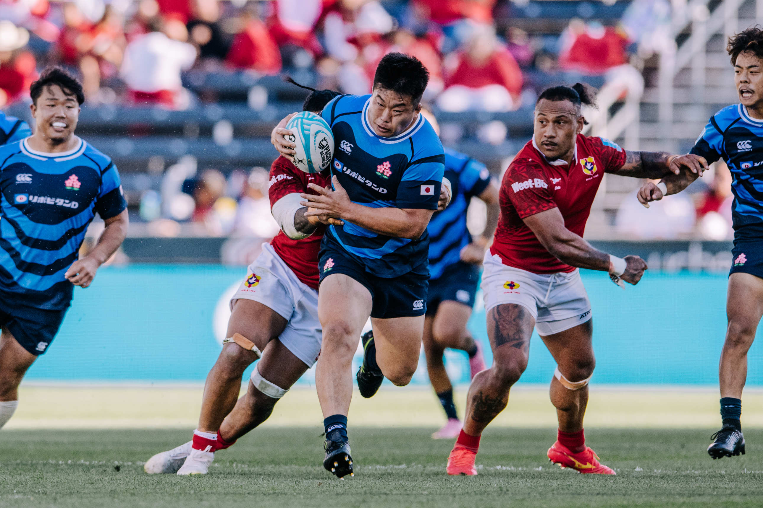【パシフィックネーションズカップ】「相手がオフになった瞬間、行く」。竹内柊平、走る。日本代表決勝へ