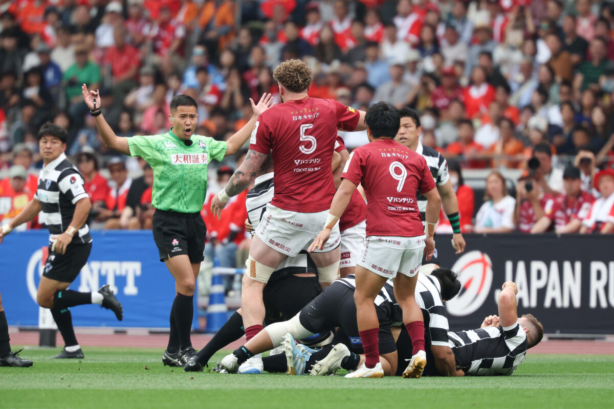 古瀬健樹レフリーが、シックスネーションズでアシスタントレフリーを担当。