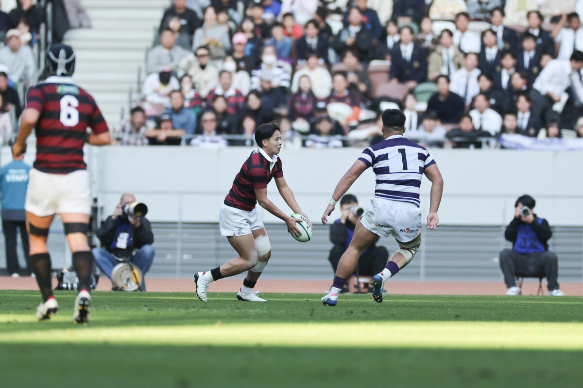 【楕円球大言葉】紫紺のチャージ。