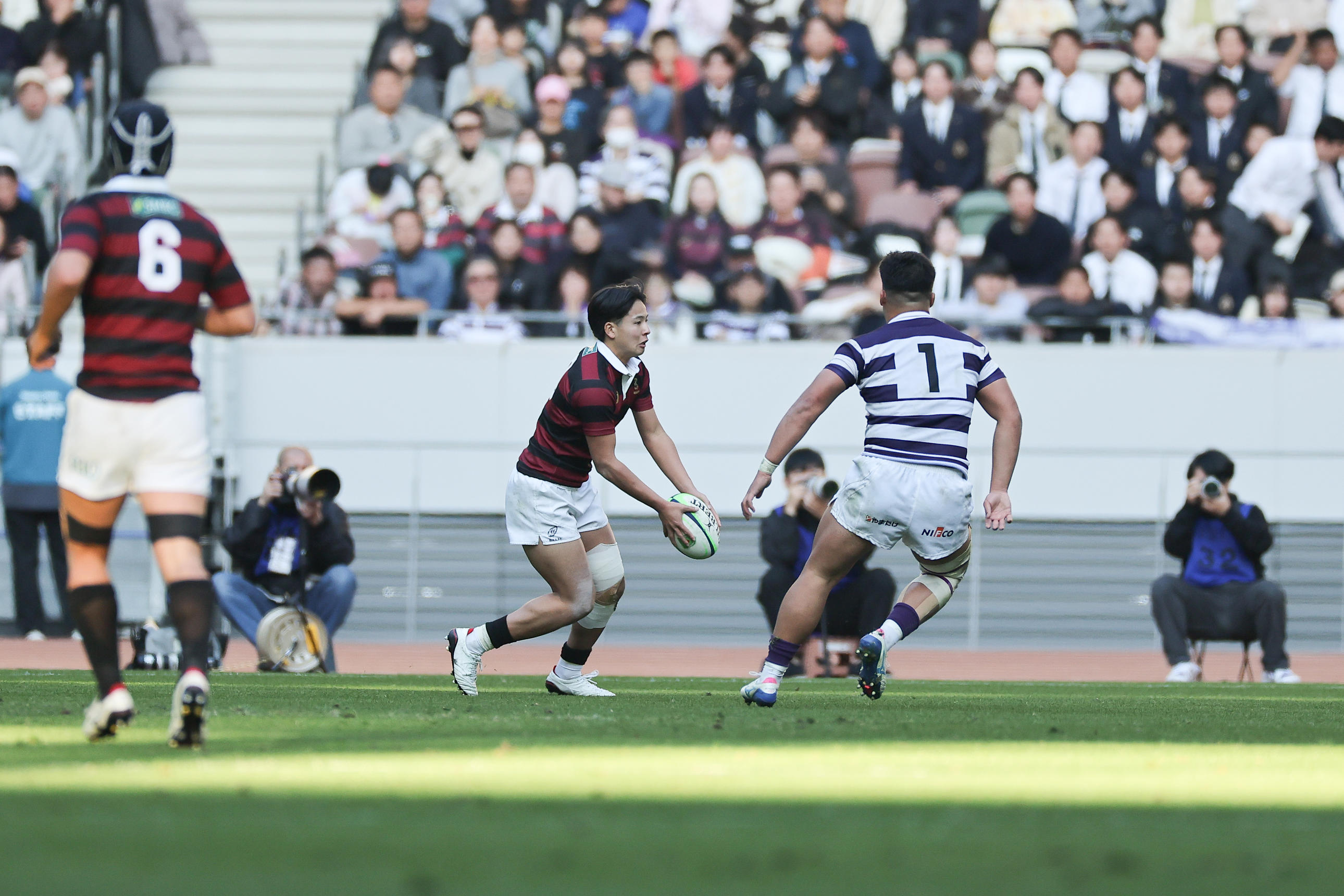 【楕円球大言葉】紫紺のチャージ。