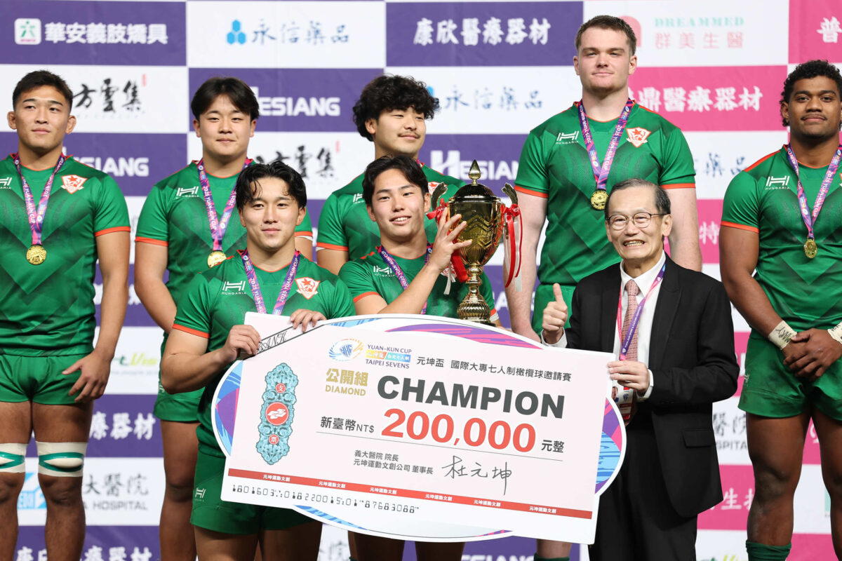 【熱血沸騰！ 台灣橄欖球①】『クレイジードクター』杜院長の国際セブンズ、今年も。拓大が3連覇