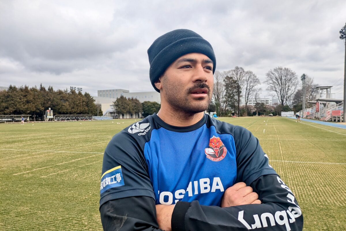 【Just TALK】「暗闇のなかにいる。ただ、穴の奥から抜け出すまでもう少し」。リッチー・モウンガ［東芝ブレイブルーパス東京］