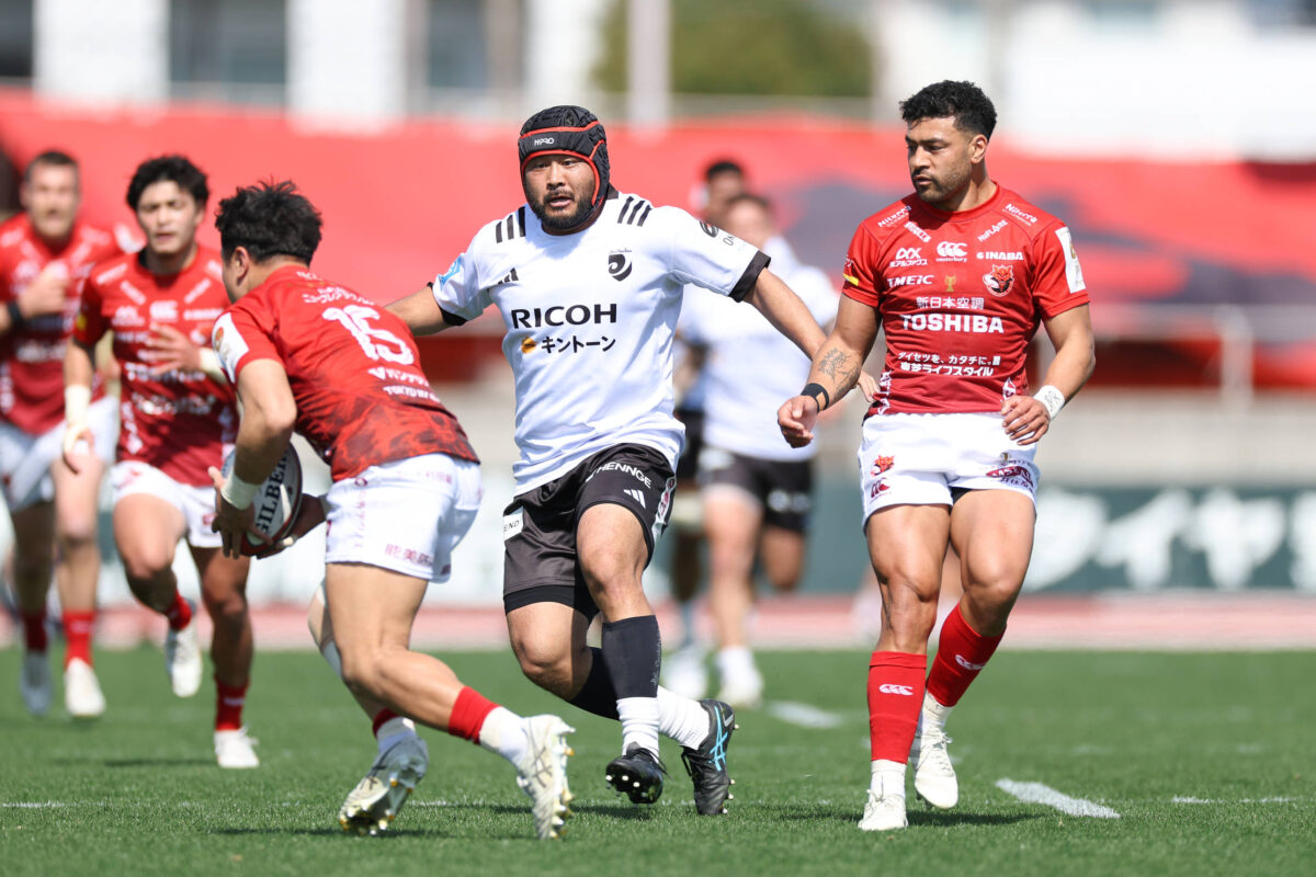 頑張っている。頑張れ。大西将史［リコーブラックラムズ東京］