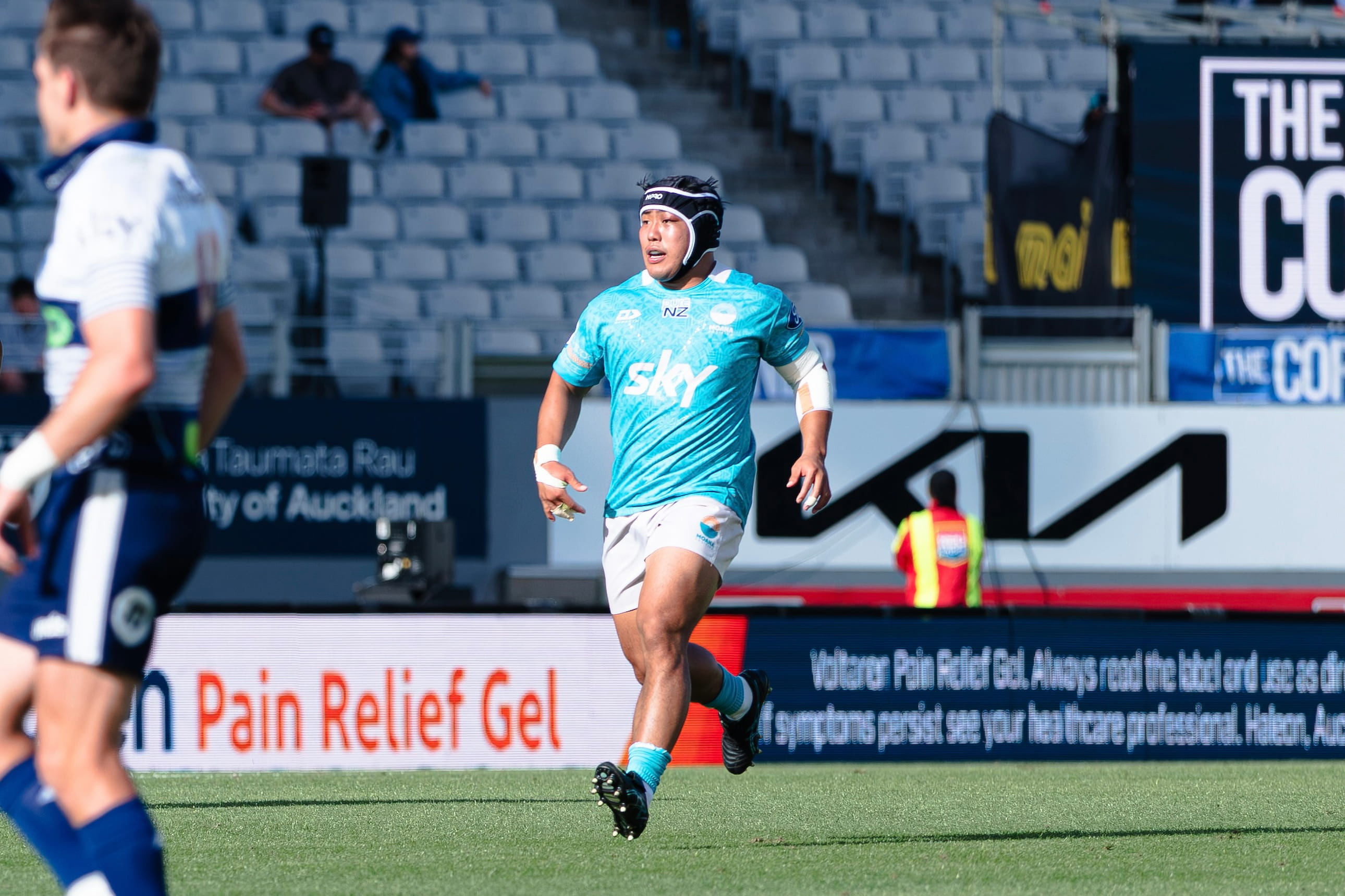 【SUPER RUGBY PACIFIC】対ブルーズで2戦目出場の原田衛（モアナ・パシフィカ）、「チームにいい影響を与えられるように練習から頑張っていく」。